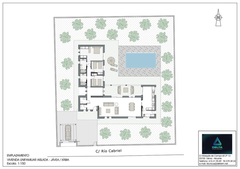 Terrain et projet de villa méditerranéenne à Jávea — photo 3