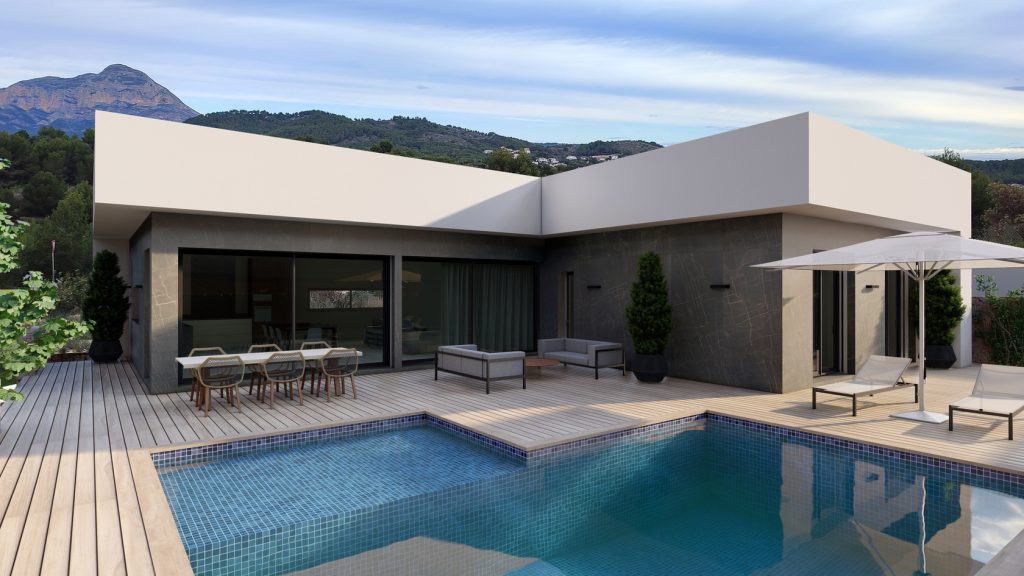 Proyecto de chalet moderno en Jávea